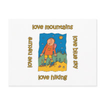 Love The Outdoors Postcards