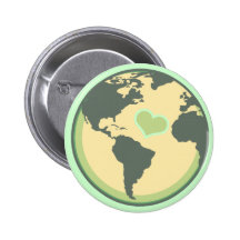 Love the Planet Earth Day Buttons