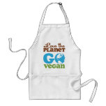 Love the Planet Go Vegan Aprons