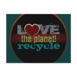 Love the Planet Recycle Postcard