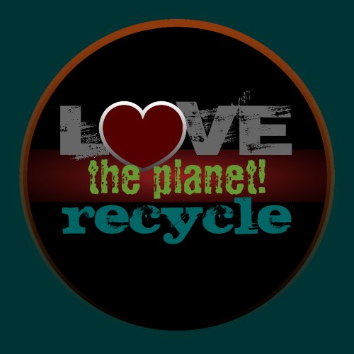 Love the Planet Recycle Poster print
