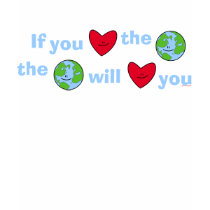Love the world (dark or light) t-shirts