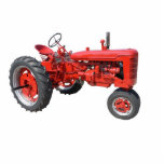 love those old red tractors acrylic cut out