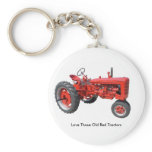 Love Those Old Red Tractors Key Chain