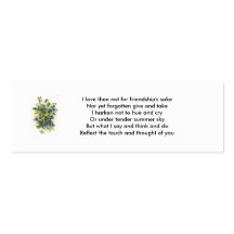 Love Thoughts - 1 Business Card Template