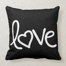 love throw pillows