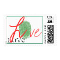 Love Thumbprint Postage postage