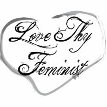 Love Thy Feminist photo sculptures