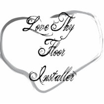 Love Thy Floor Installer photo sculptures