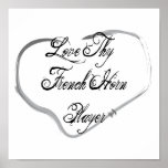 Love Thy French Horn Player Print