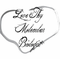 Love Thy Molecular Biologist photo sculptures