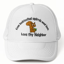Love thy neighbor squirrel hats by ImpressImages Love thy neighbor squirrel hats