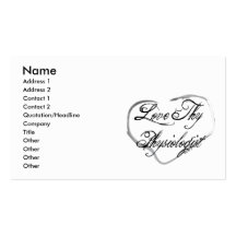 Love Thy Physiologist Business Cards