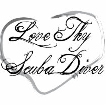 Love Thy Scuba Diver photo sculptures by crazygoodstuff Love Thy Scuba Diver photo sculptures