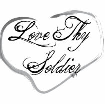 Love Thy Soldier photo sculptures by crazygoodstuff Love Thy Soldier photo sculptures