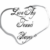 Love Thy Tennis Player photo sculptures