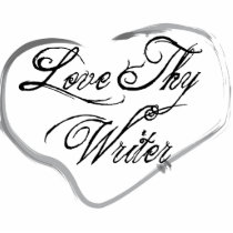 Love Thy Writer photo sculptures
