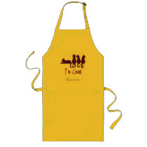 Love To Cook PURR Love Apron aprons