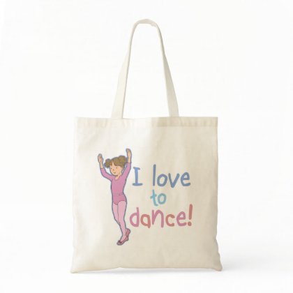 Buy this ballet bag on Zazzle Love To Dance Ballerina bag