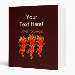 Love To Dance Vinyl Binders