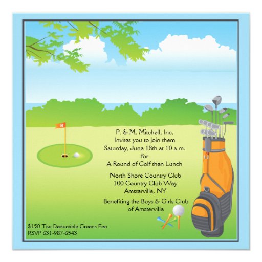 Love to Golf Invitation