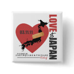 LOVE TO JAPAN PINBACK BUTTON