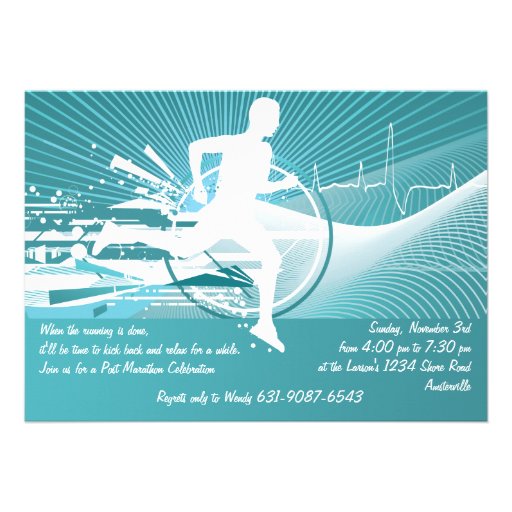 900+ Marathon Invitations, Marathon Announcements & Invites Zazzle