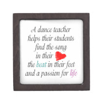 Love to Teach Dance Premium Jewelry Boxes