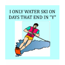 love to water ski t-shirts