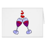 Love Toast Greeting Card