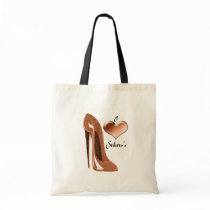Love Toffee Stiletto Shoe and 3D Heart Bag