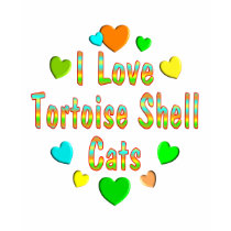 Love Tortoise Shell Cats t-shirts