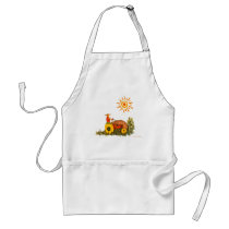 LOVE Tractor aprons