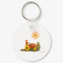 LOVE Tractor keychain