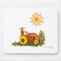 LOVE Tractor mousepad