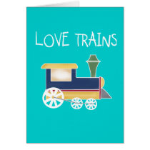 LOVE TRAINS CARD