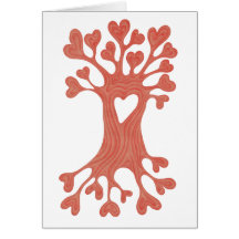 Love Tree Greeting Cards