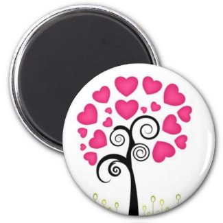 Love Tree Refrigerator Magnet