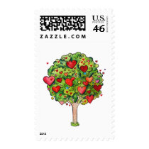 Love Tree Postage stamps