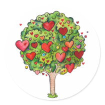 Love Tree stickers