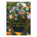 Love Trees(in Blue): Formal Wedding Invitations