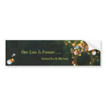 Love Trees: Our Love is Forever bumper stickers by daphne1024 Love Trees: Our Love is Forever bumper stickers