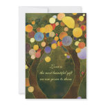 Love Trees: Wedding Invitation(Olive Green Front)