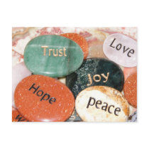 Love Trust Joy Peace Hope postcards by SuanSilverTree Love Trust Joy Peace Hope postcards