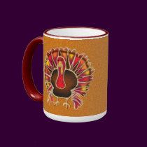 LOVE TURKEY by SHARON SHARPE mugs
