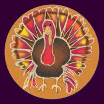 LOVE TURKEY by SHARON SHARPE stickers