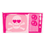 LOVE-TV-PINK CUSTOM PHOTO CARD