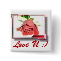 Love U ;) buttons by KLaima Love U ;) buttons
