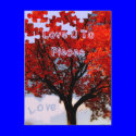 Love U to Pieces postcards