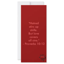 Love, Unconditional Bookmark Full Color Rack Card
